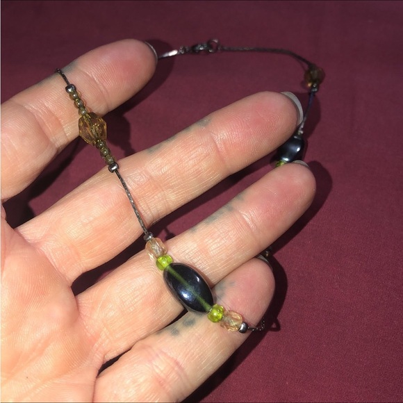 Vintage Silver Beaded necklace - Picture 2 of 2